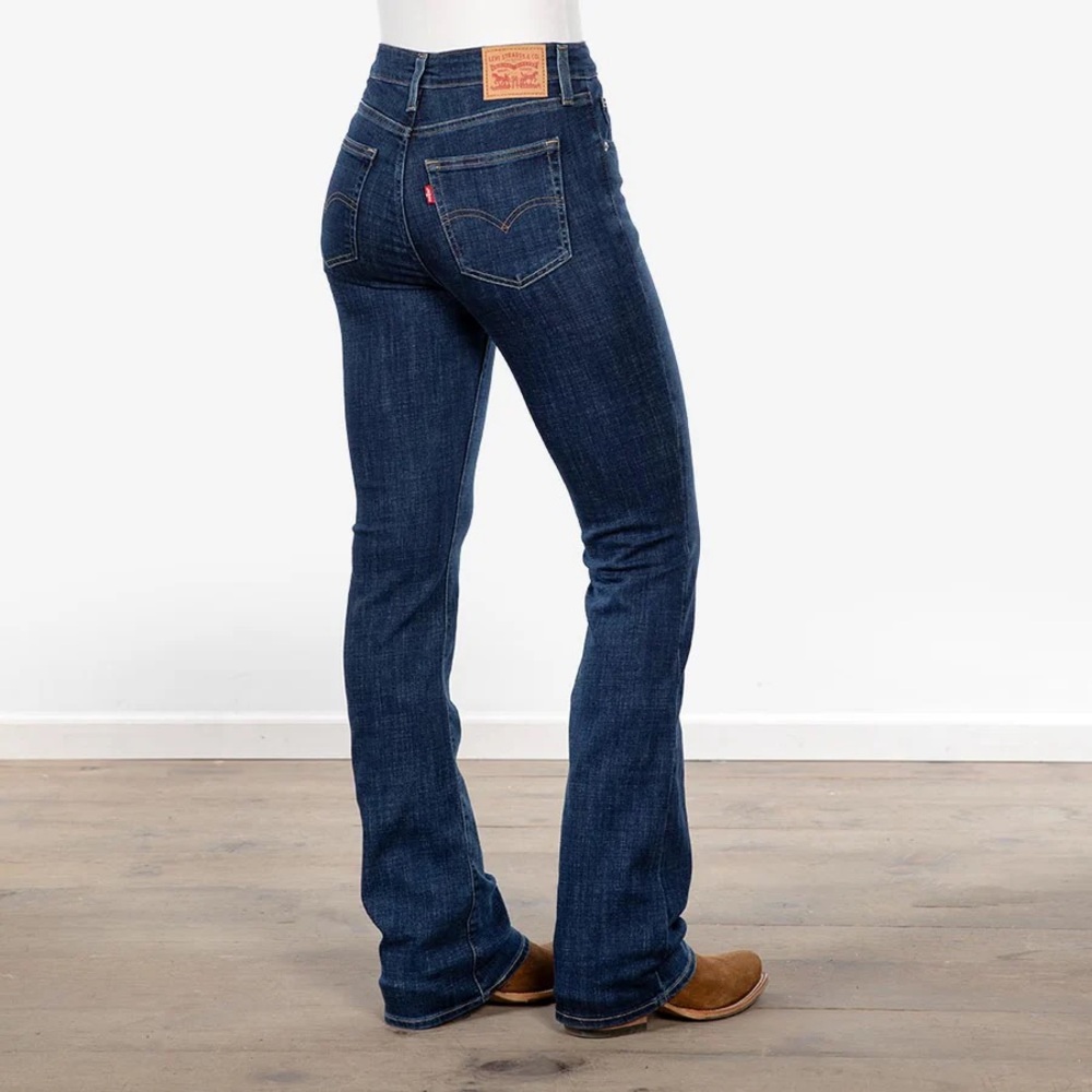 Levi's 725 High Rise Bootcut Women's Dark Indigo Jeans